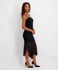 Siena Women's Studded Square Neck Dress