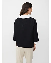 Masai Copenhagen Women's MaDarmi 3/4 Sleeve Round Neck Top