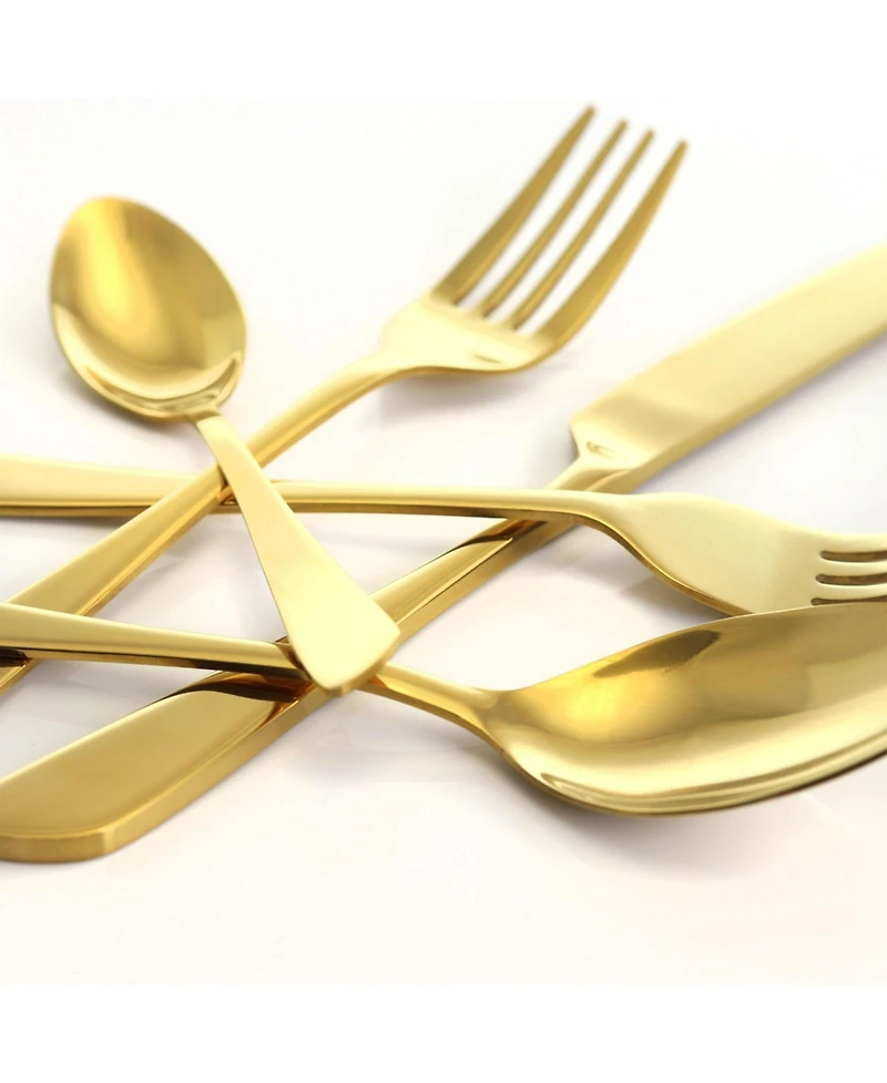 MegaChef Gibbous 20 Piece Flatware Utensil Set