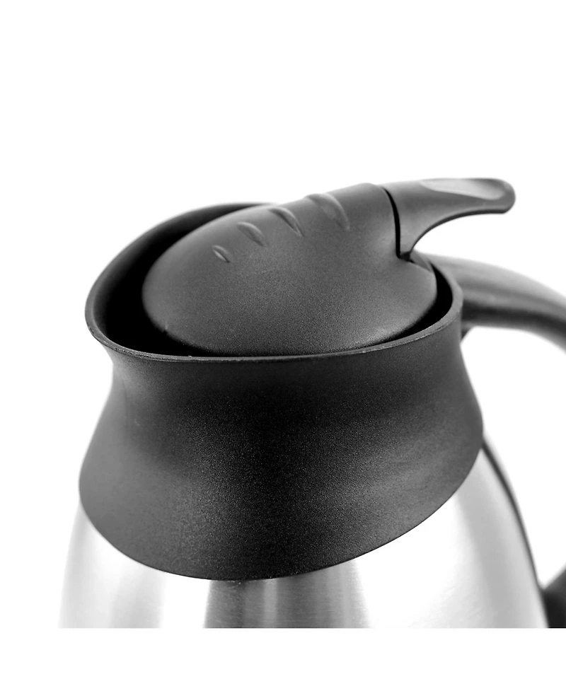 MegaChef 2 Liter Stainless Steel Thermal Beverage Carafe for Coffee and Tea
