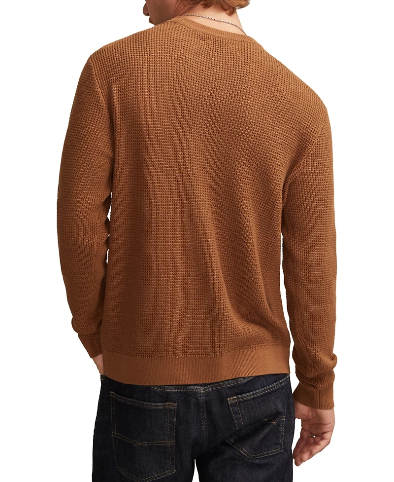 Lucky Brand Men's Waffle Crewneck Sweater