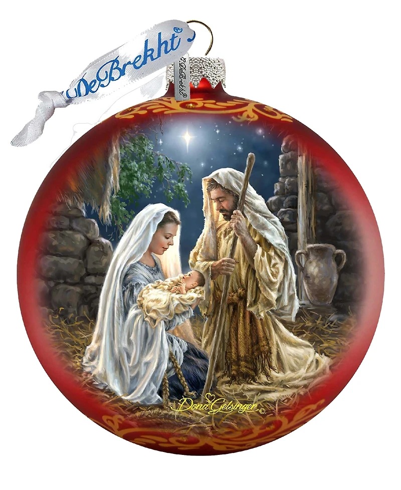 G.Debrekht Glory to God Holiday Ornament D.Gelsinger