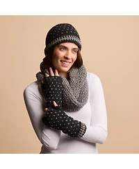 Feelgoodz Women s Artisan Hand-Knit Appalachian Winter Wool Half Mitten