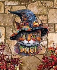 Designocracy Cat in a Hat Holiday Door Decor