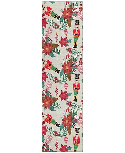 Addison Holiday Washable Indoor/Outdoor ACN1822 2'3"x7'6" Runner Area Rug