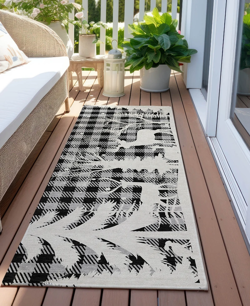 Addison Holiday Washable Indoor/Outdoor ACN1824 2'3"x7'6" Runner Area Rug