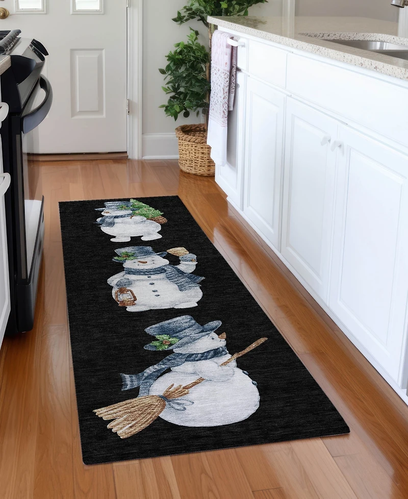 Addison Holiday Washable Indoor/Outdoor ACN1826 2'3"x7'6" Runner Area Rug