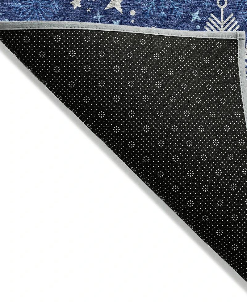 Addison Holiday Washable Indoor/Outdoor ACN1823 8'x8' Round Area Rug