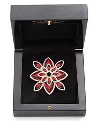Givenchy Siam Gold-Tone Floral Boxed Pin