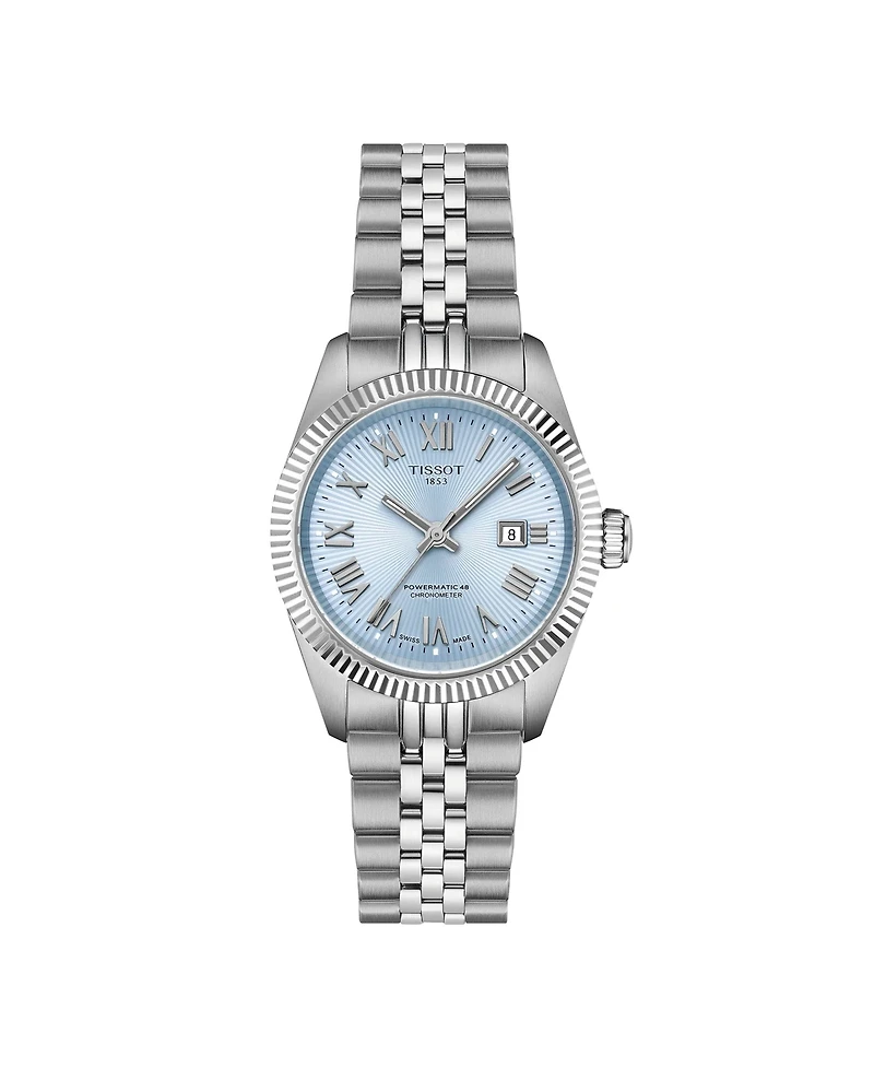 Tissot Men's Ballade Power Gray Stainless Steel Bracelet Watch, 30mm