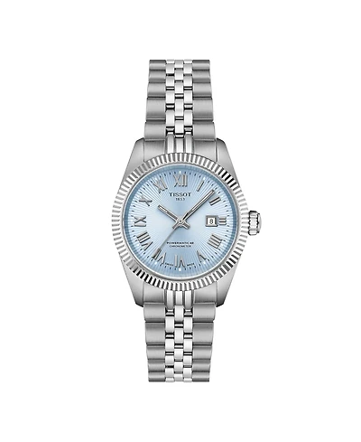 Tissot Men's Ballade Power Gray Stainless Steel Bracelet Watch, 30mm