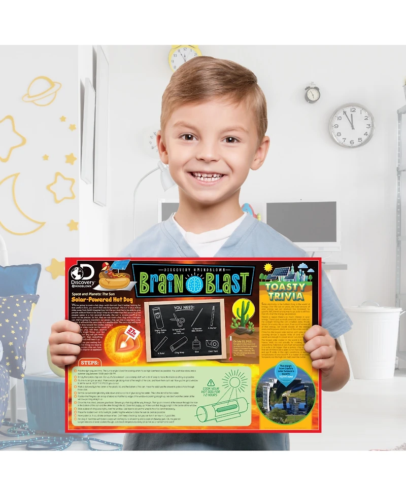 Discovery #Mindblown Toy Fossil Excavation Kit, 15 Pieces