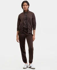 adidas Women's Three Stripes Leopard Print Track Pants