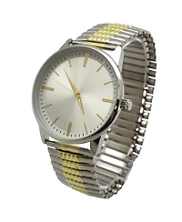 Two Tone Retro Everyday Stretch Women Watch