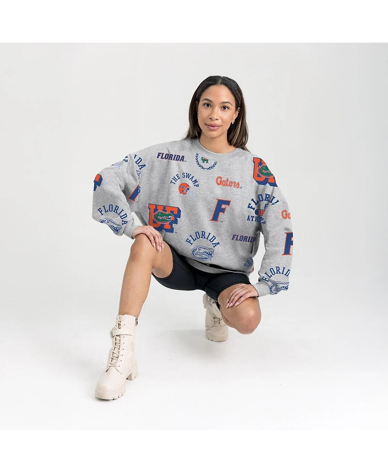 Gameday Couture Women's Gray Florida Gators Always on Repeat Fleece Sweatshirt