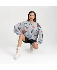 Gameday Couture Women's Gray Florida Gators Always on Repeat Fleece Sweatshirt