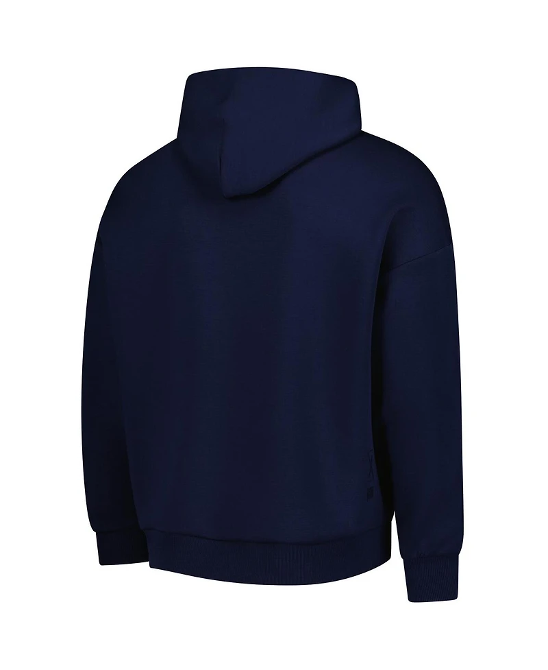 Levelwear Men's Navy Usmnt Luxe Signature Tri-Blend Pullover Hoodie