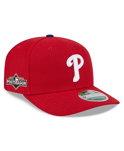 New Era Men's Red Philadelphia Phillies 2025 Mlb Postseason Side Patch 9SEVENTY Adjustable Hat
