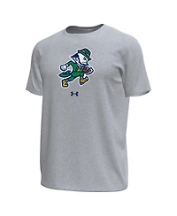 Under Armour Men's Gray Notre Dame Fighting Irish Tech Stretch T-Shirt