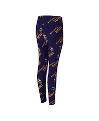 Concepts Sport Women's Purple Minnesota Vikings Mosaic Allover Print Leggings