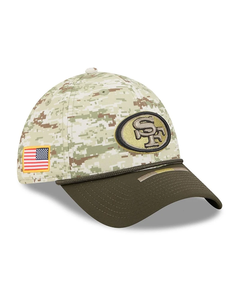 New Era Men's Camo/Dark Green/Dark Green San Francisco 49ers 2025 Salute to Service 39THIRTY Flex Hat
