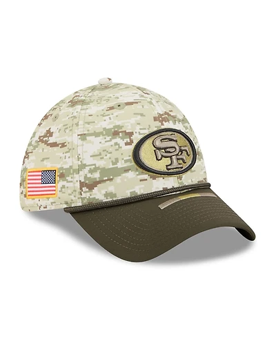 New Era Men's Camo/Dark Green/Dark Green San Francisco 49ers 2025 Salute to Service 39THIRTY Flex Hat