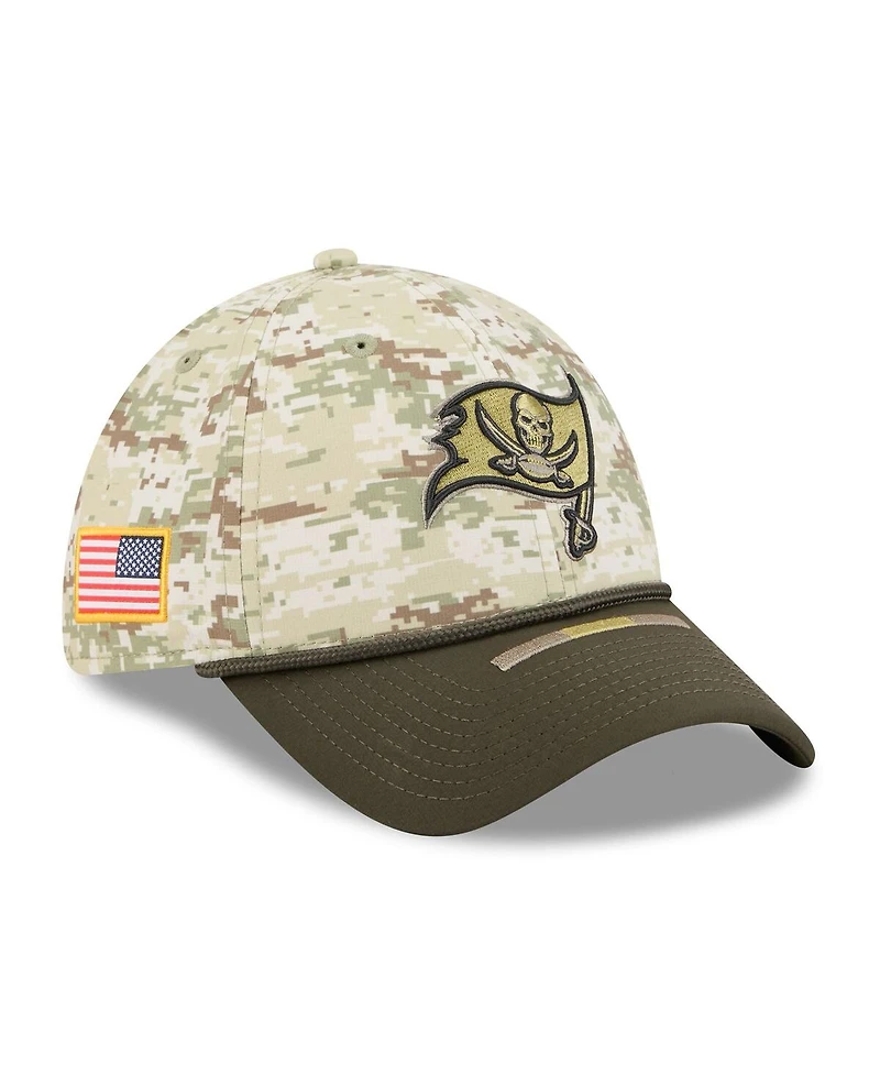 New Era Men's Camo/Dark Green Tampa Bay Buccaneers 2025 Salute to Service 39THIRTY Flex Hat