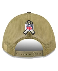 New Era Men's Green Dallas Cowboys 2025 Salute to Service 9FORTY A-Frame M-Crown Adjustable Hat