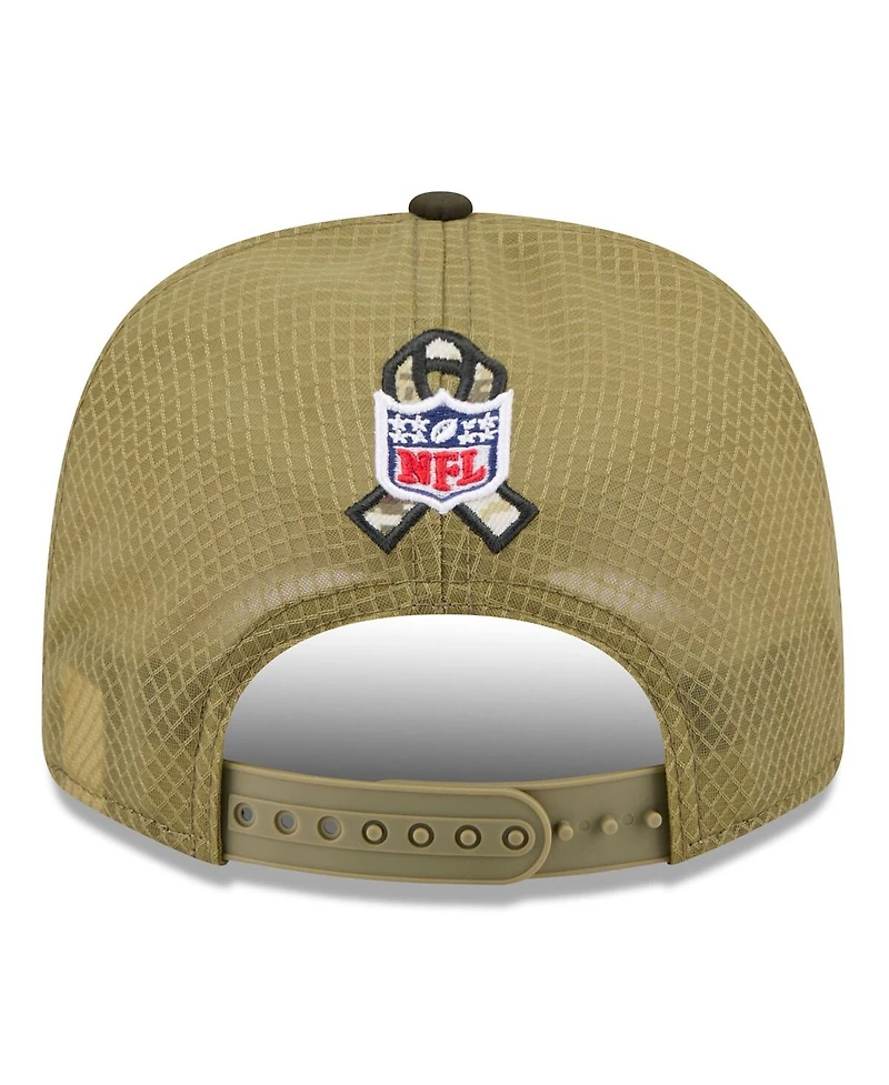 New Era Men's Green/Dark Green Baltimore Ravens 2025 Salute to Service 9SEVENTY Adjustable Hat