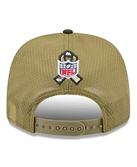 New Era Men's Green/Dark Green Baltimore Ravens 2025 Salute to Service 9SEVENTY Adjustable Hat