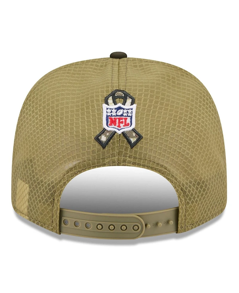 New Era Men's Green/Dark Green Indianapolis Colts 2025 Salute to Service 9SEVENTY Adjustable Hat
