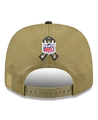 New Era Men's Green/Dark Green Indianapolis Colts 2025 Salute to Service 9SEVENTY Adjustable Hat