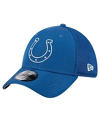 New Era Men's Royal Indianapolis Colts Outline 39THIRTY Flex Hat