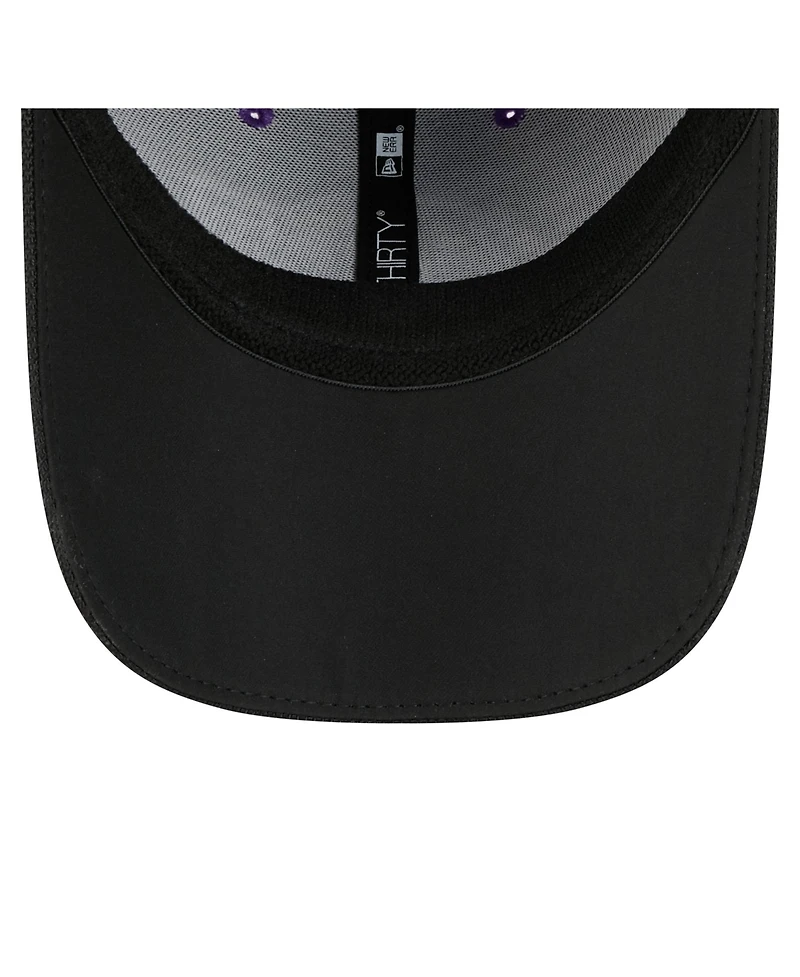 New Era Men's Purple Los Angeles Lakers Visor Hit 39THIRTY Flex Hat