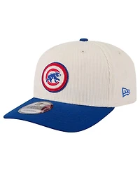 New Era Men's Cream/Blue Chicago Cubs Loyal 9SEVENTY Adjustable Hat