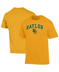 Champion Men's Gold Baylor Bears Arch Over Logo T-Shirt