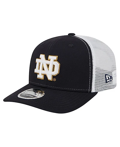 New Era Men's Navy Notre Dame Fighting Irish Team 9SEVENTY Coolera Trucker Adjustable Hat