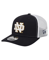 New Era Men's Navy Notre Dame Fighting Irish Team 9SEVENTY Coolera Trucker Adjustable Hat