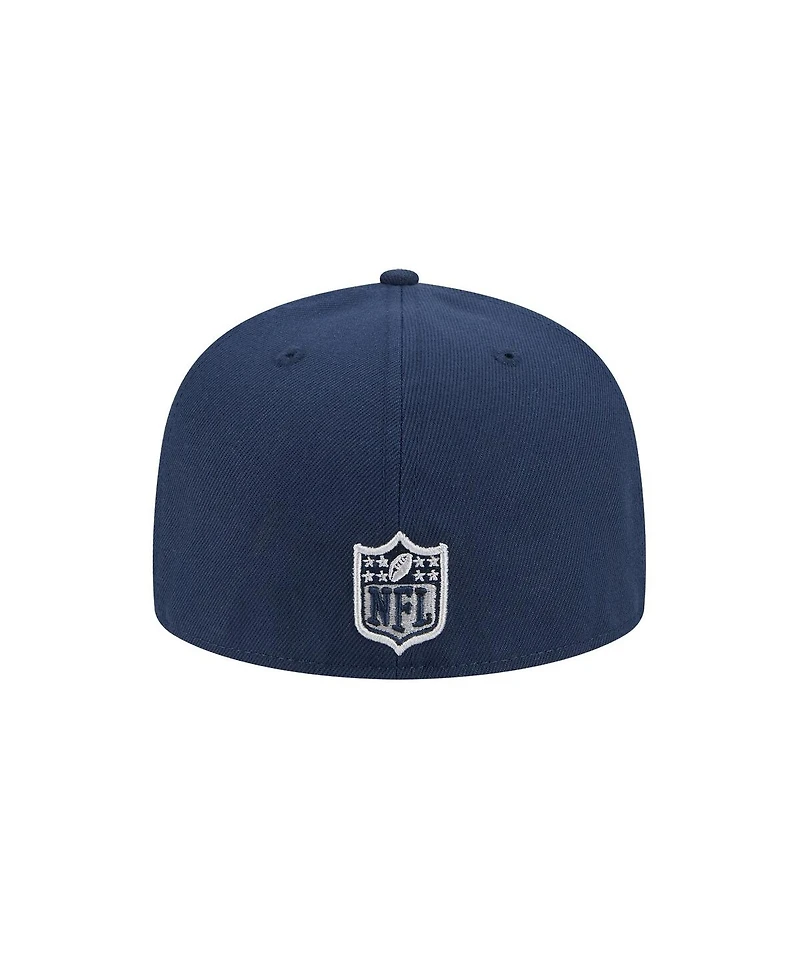 New Era Men's Navy/Gray Dallas Cowboys Break 59FIFTY Fitted Hat