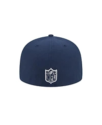 New Era Men's Navy/Gray Dallas Cowboys Break 59FIFTY Fitted Hat