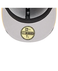 New Era Men's Black/Gold Pittsburgh Steelers Break 59FIFTY Fitted Hat