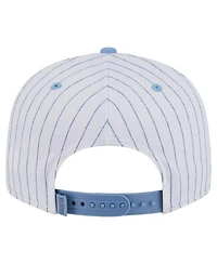 New Era Men's White/Light Blue Memphis Grizzlies Deceptor Pinstripe 9FIFTY Snapback Hat