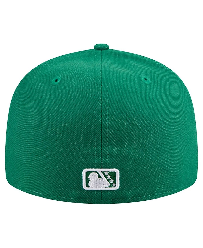 New Era Men's Green Myrtle Beach Pelicans Theme Nights 59FIFTY Fitted Hat