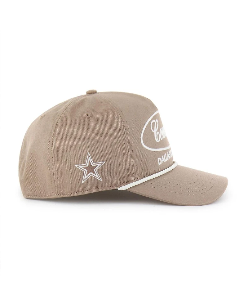 '47 Brand Men's Brown Dallas Cowboys Foundational Relaxed Hitch Adjustable Hat