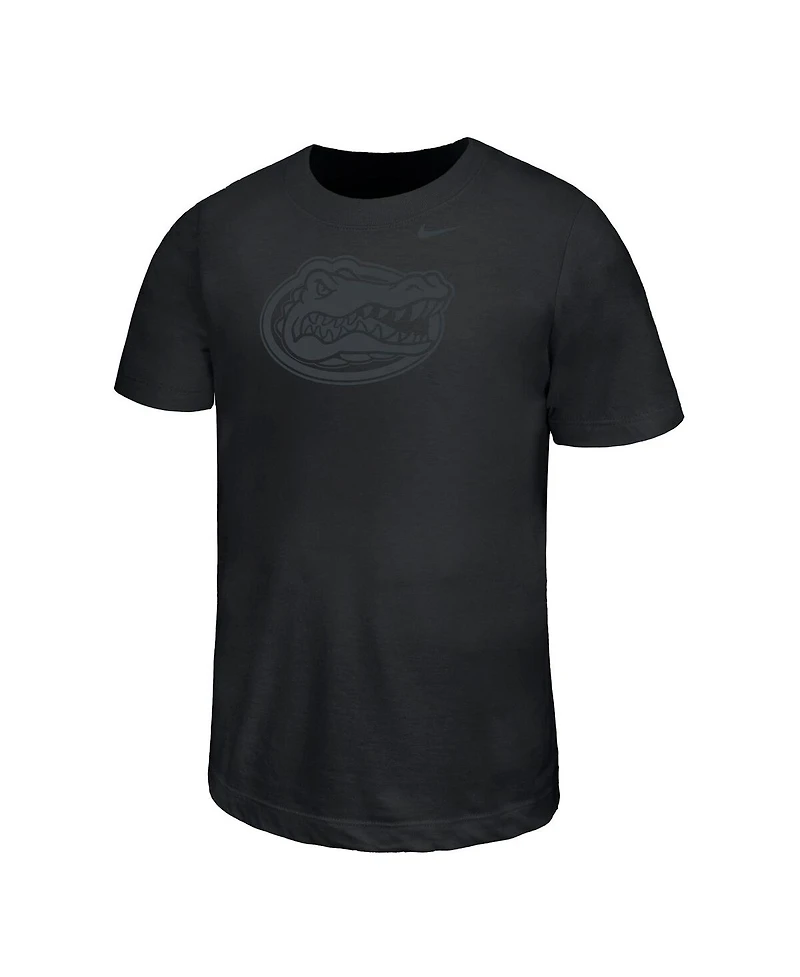 Nike Big Boys and Girls Black Florida Gators Logo Legend Dri-fit T-Shirt