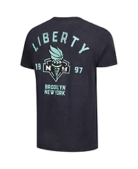 Stadium Essentials Men's and Women's Black New York Liberty Oversized Vintage Wash T-Shirt
