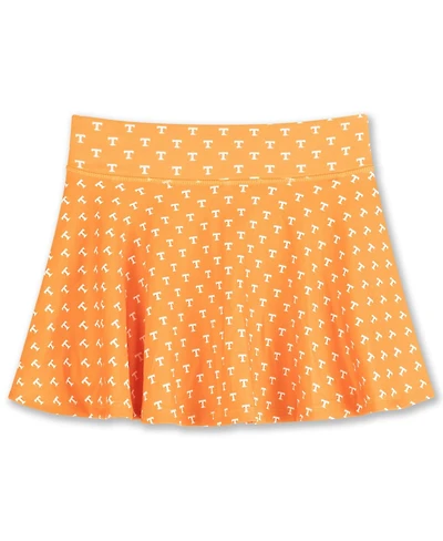 ZooZatz Big Girls Tennessee Orange Volunteers All-Over Print Tennis Skort