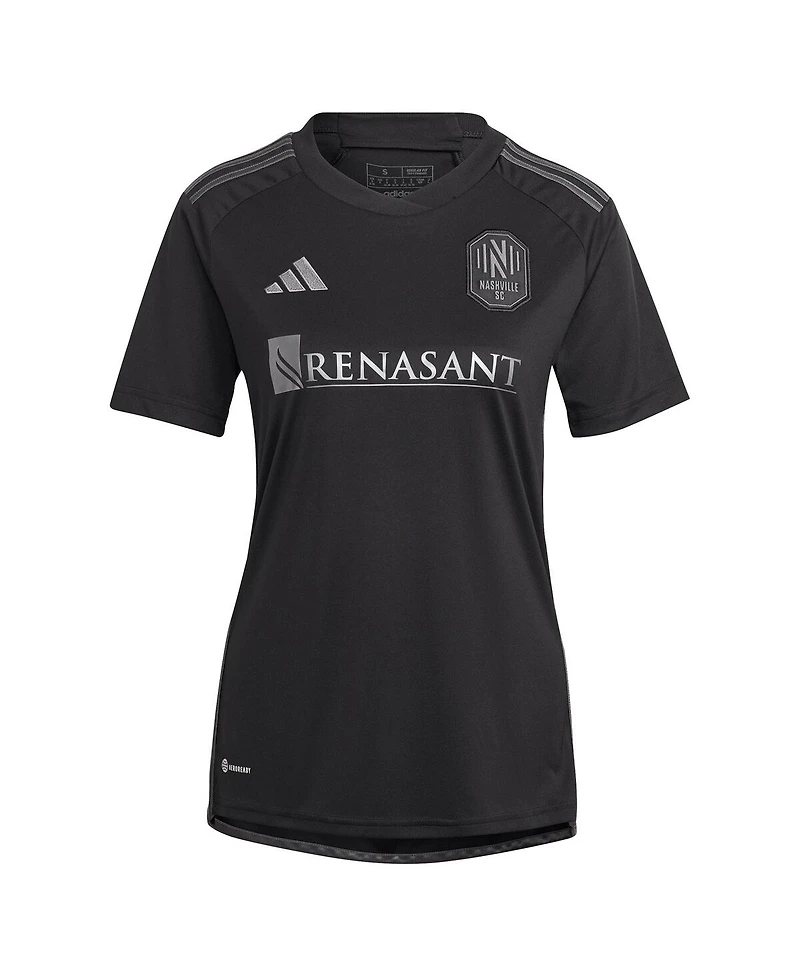 Adidas Women's Jacob Shaffelburg Black Nashville Sc 2024 Man Kit Replica Player Jersey