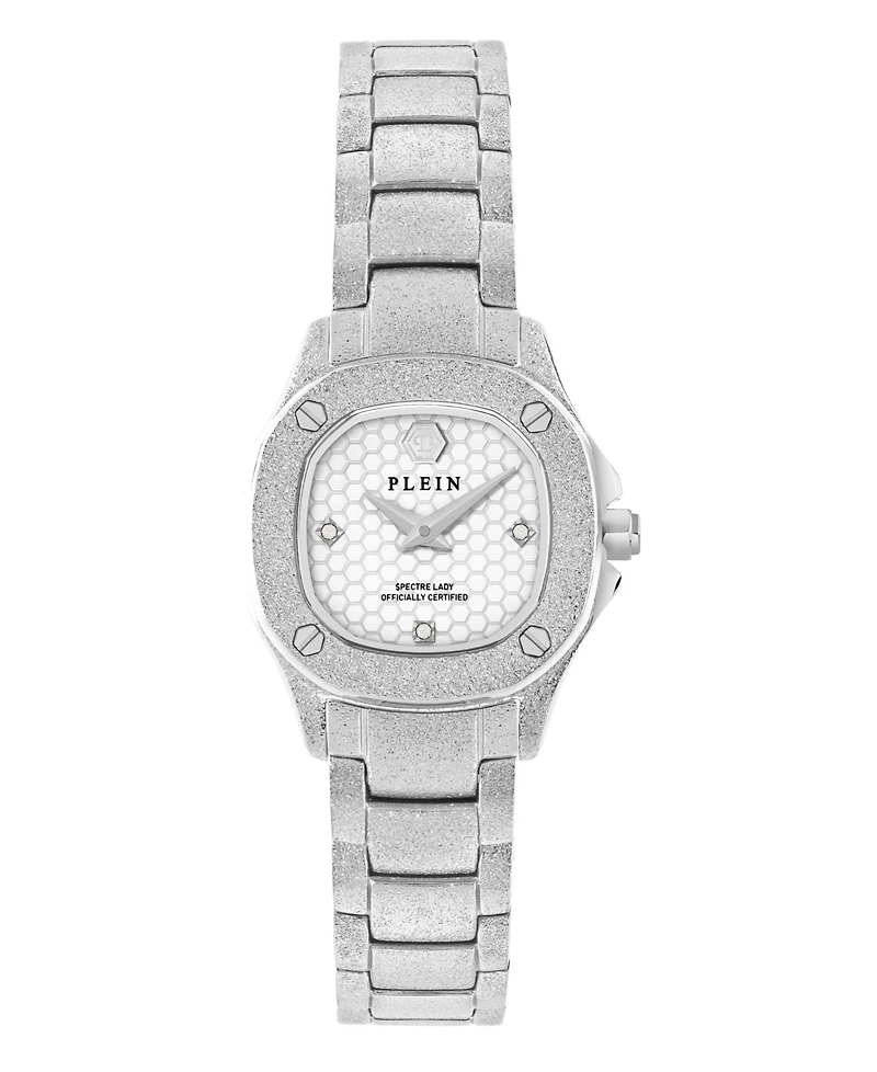 Philipp Plein Women's Silver Stainless Steel Watch, 23mm