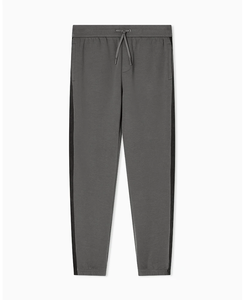 A|X Armani Exchange Men's Grosgrain Logo Fleece Pants